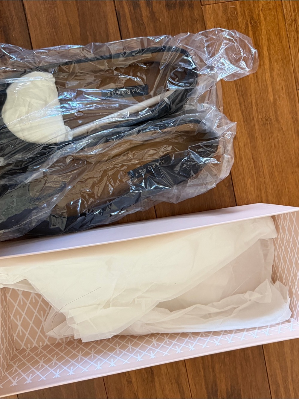 Margaux Demi black Leather Bow Ballet Flats - Picture 6 of 7
